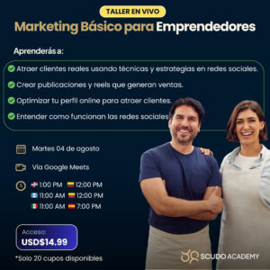 Taller: Marketing Para Emprendedores - Agosto 05
