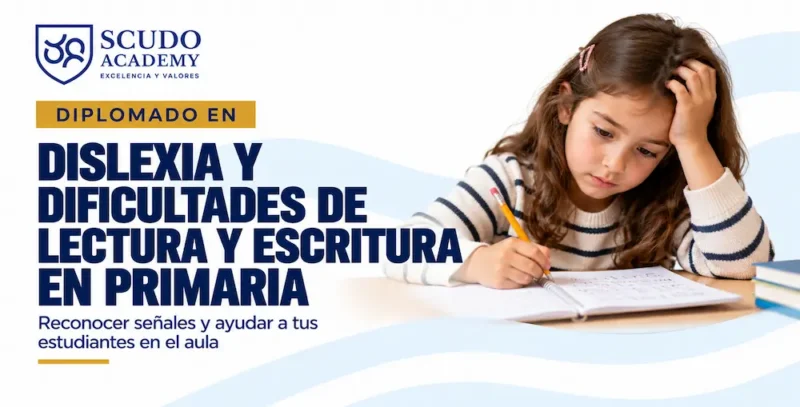 Diplomado en Dislexia y Dificultades de Lectura y Escritura en Primaria: Reconocer Señales y Ayudar a tus Estudiantes en el Aula